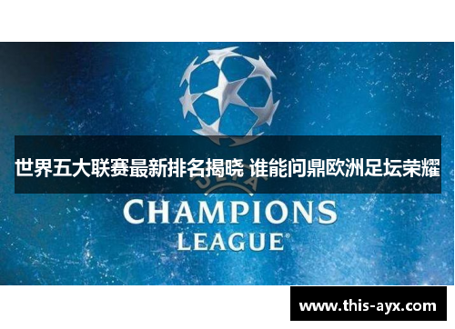 世界五大联赛最新排名揭晓 谁能问鼎欧洲足坛荣耀